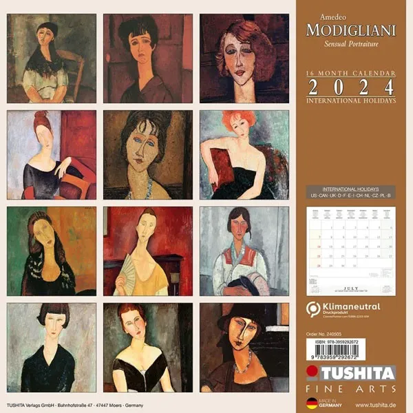 Zidni Kalendar AMEDEO MODIGLIANI 2024 Knji Are Vulkan   381637 2 600 600px .webp