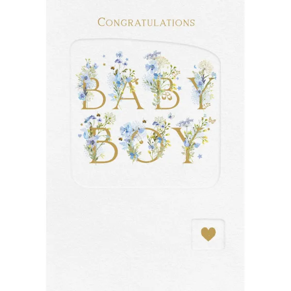 Čestitka za rođenje deteta BABY BOY 
