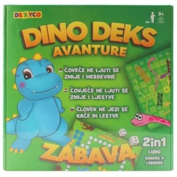 DINO DEKS AVANTURE DRUŠTVENA IGRA 