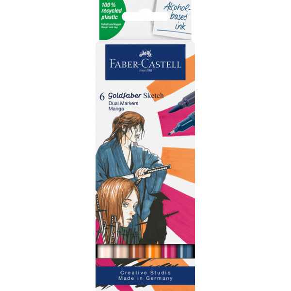 FABER CASTELL dual markeri 1/6  MANGA 