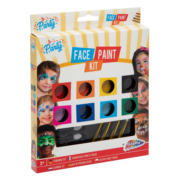 Set za ukrašavanje lica FACE PAINT 16 PCS SET 