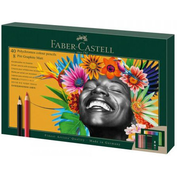 FABER CASTELL umetničke drvene bojice 40kom 