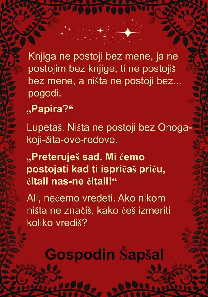 GOSPODIN ŠAPŠAL Saga o malim i velikim čudima 