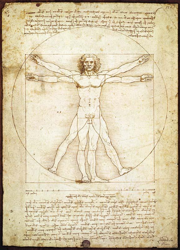 Slagalica DA VINČI -VITRUVIAN MAN - 1000 kom 