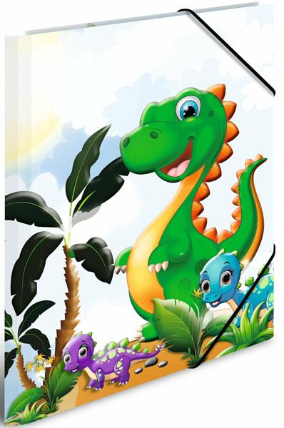 Fascikla plastificirana DINOSAURUS 24x32x1,5cm 