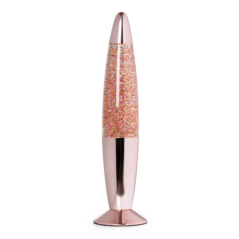 Dekorativna lampa GLITTER ROSE GOLD 34cm 