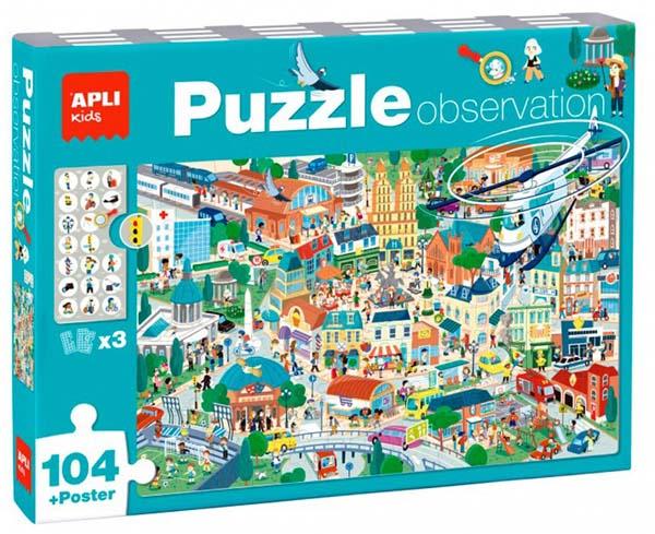 Puzzle za decu GRAD -104 kom 